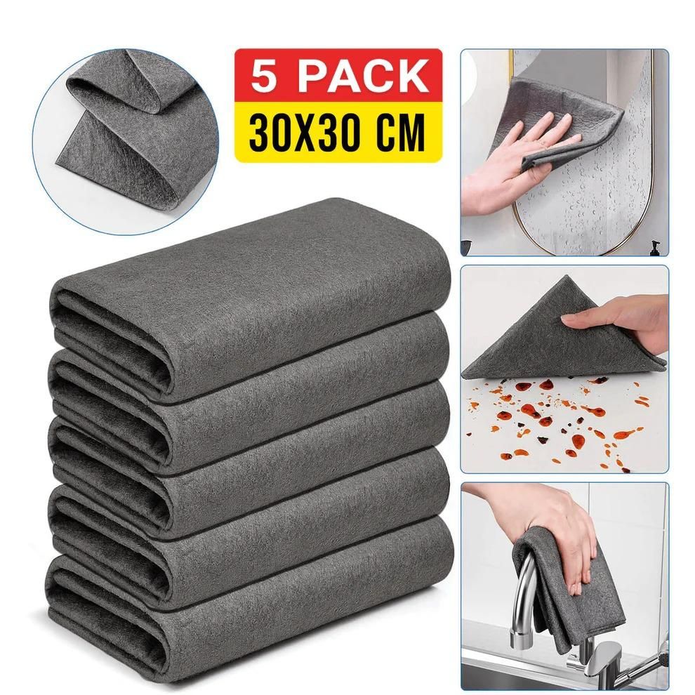 DustAway Microfiber Magic Cloth ( pack of 5 )