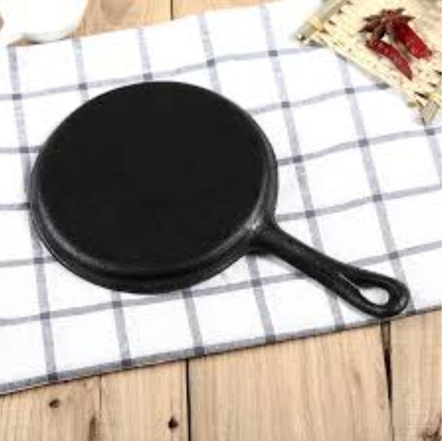 Uncoated Thick Iron Pan